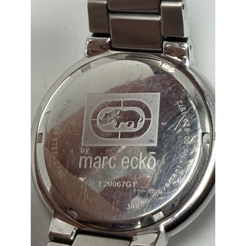 Marc Ecko E20067G1 New Battery Mens Watch 45MM 7.75